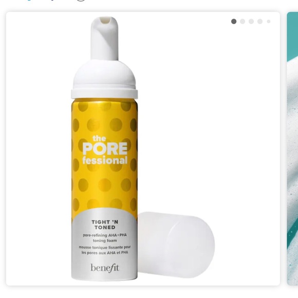 Benefit Cosmetics The POREfessional Tight ’n Toned Pore-Refining AHA+PHA Toner - Picture 2 of 5